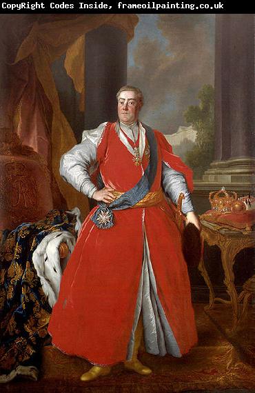 Louis de Silvestre Portrait of King Augustus III in Polish costume.